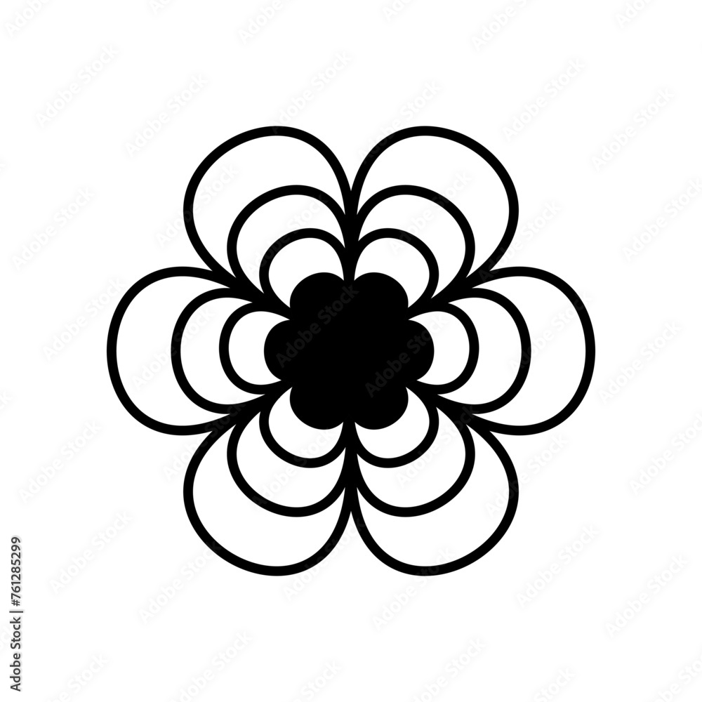 Poster abstract cartoon vector shapes elements