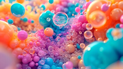 Colorful bubblesabstract wallpaper