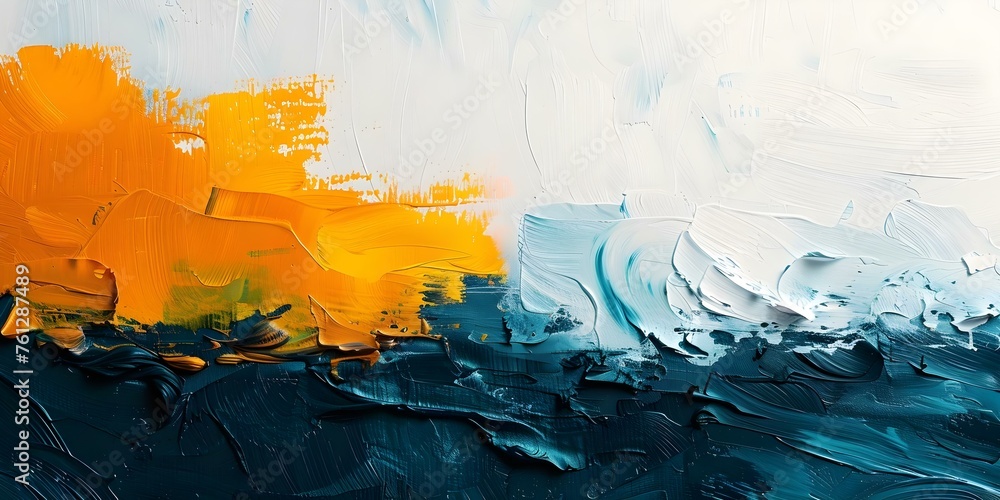 Poster abstract artistic photo showcasing a minimalist design using negative space effectively. concept min