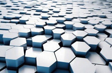 abstract blue cubes background