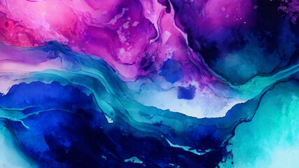 Artistic Watercolor Brush Painting Wallpaper Background