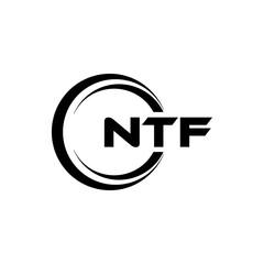 NTF Logo Design, Inspiration for a Unique Identity. Modern Elegance and Creative Design. Watermark Your Success with the Striking this Logo.