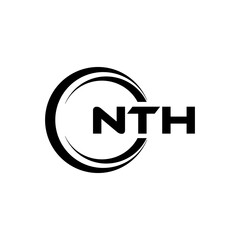 NTH Logo Design, Inspiration for a Unique Identity. Modern Elegance and Creative Design. Watermark Your Success with the Striking this Logo.