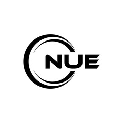 NUE Logo Design, Inspiration for a Unique Identity. Modern Elegance and Creative Design. Watermark Your Success with the Striking this Logo.