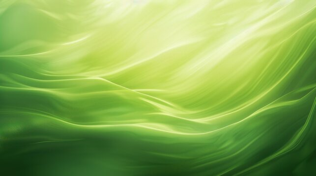 Abstract green smooth gradient texture background. AI generated image