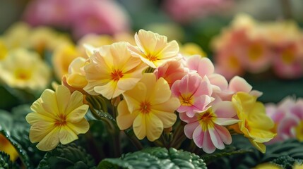 Obraz na płótnie Canvas Beautiful primrose flower.