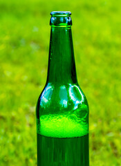 Beer Bottle outdoor closeup - 761298272