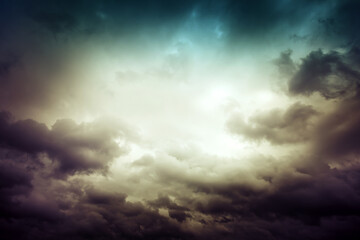 Dramatic Clouds Background - 761298641