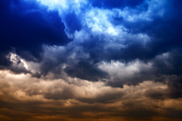 Dramatic Clouds Background - 761298659