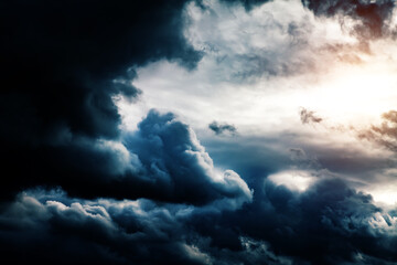 Dramatic Clouds Background - 761298674