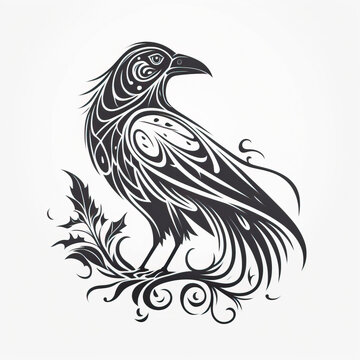 Owl-Inspired Tattoo Design: Expertly Crafted Image Bank for Creative Content Creators