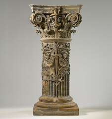 Monogrammed Corinthian Column: A Creative Perspective on Classical Architecture
