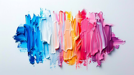 Colorful Splatter: Vibrant White Background for Graphic Design