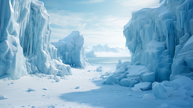 Frozen Wonderland: Capturing the Majestic Ice Walls of Antarctica