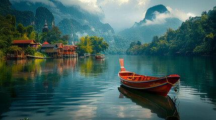 Serene Splendor: Captivating Landscapes of Thailand's Majestic Mountains, Rivers, and Seas