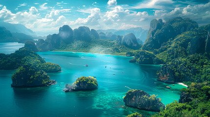 Enchanting Thailand: A Serene Symphony of Mountains, Rivers, and Seas