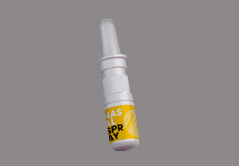 Floating Nasal Spray Mockup