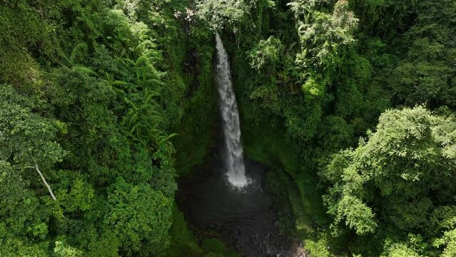 Tiu Teja Waterfall on Lombok Island, Indonesia.