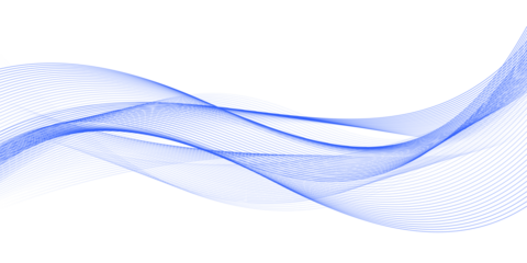 Modern abstract glowing wave background. Dynamic flowing wave lines design element. Futuristic technology concept. PNG file.