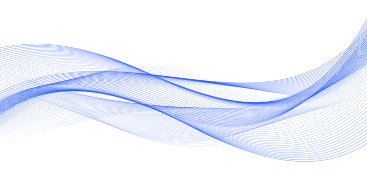 Modern abstract glowing wave background. Dynamic flowing wave lines design element. Futuristic technology concept. PNG file.