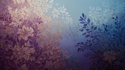 Fototapeta na wymiar purple flowers patterns 