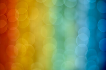 Fototapeta premium Abstract background with bokeh in rainbow colors