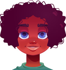 Smiling African Boy Face