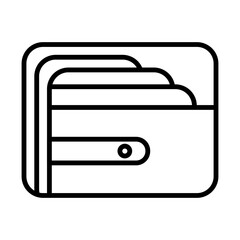 Wallet line icon