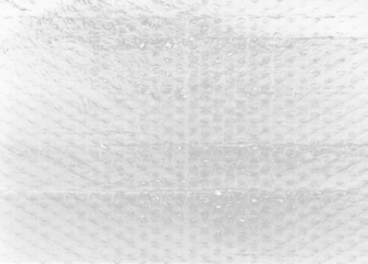 texture di pluriball su sfondo trasparente