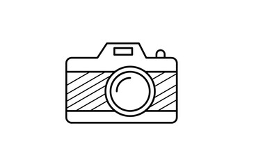 The photo is a black outline on a white background