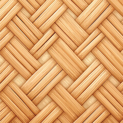A woven straw texture background with natural fiber - obrazy, fototapety, plakaty