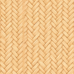 A woven straw texture background with natural fiber