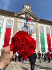 Révolution des Œillets Portugal célébration