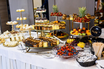 cake in a restaurant