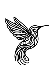 Hummingbird SVG, Bird Svg, Flying Bird Svg, Hummingbird Cricut, Bird Clip Art, Hummingbird Clipart, Cut Files for Cricut