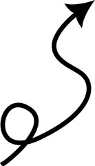 Hand Drawn Creative Arrow Collection | Set of Hand Drawn Curved Arrows