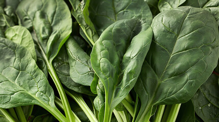 Fototapeta na wymiar super Ultra closeup macro of spinach