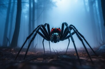 spider in the forest