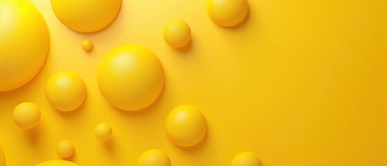 Abstrakter gelber Hintergrund mit Blasen