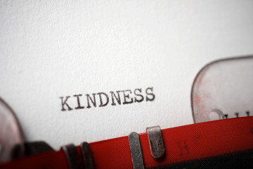 Kindness concept view