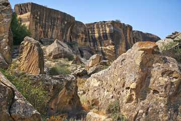 Gobustan State Historical and Cultural Reserve in Azerbaijan