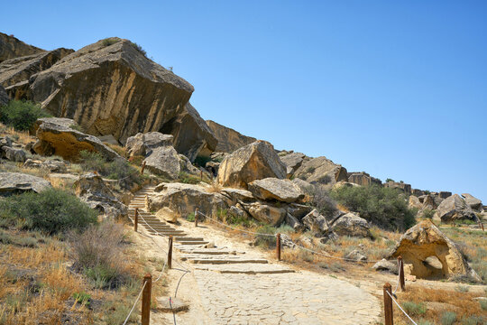 Gobustan Historical and Cultural Reserve in Azerbaijan
