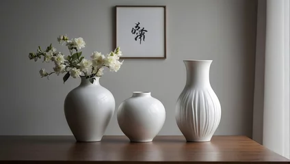 Foto op Plexiglas anti-reflex Chinese vases on the table © Amir Bajric