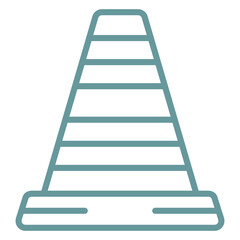 Traffic Cone Icon Style