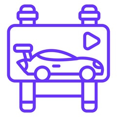 Race Screen Icon Style