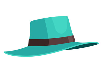 Cartoon hat icon. Female headwear. Summer women vintage fashion hats vector. Illustration female accessory