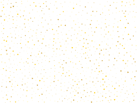 Yellow Triangle Confetti