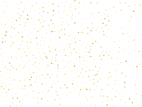 Yellow Triangle Confetti