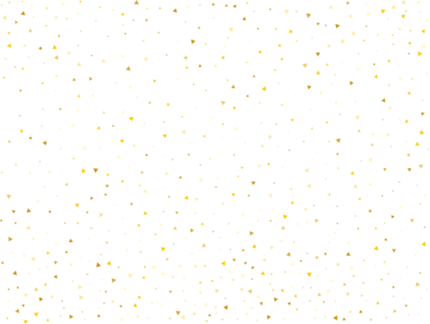 Yellow Triangle Confetti