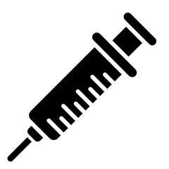 Syringe glyph icon